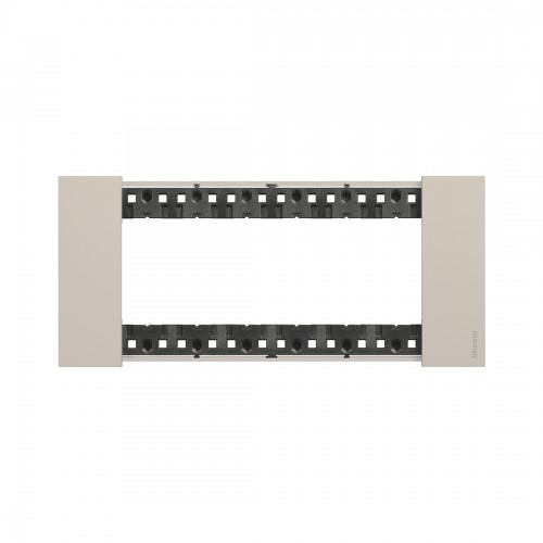 Рамка декоративная Bticino KA4806KM Living Now 6 модулей песочный