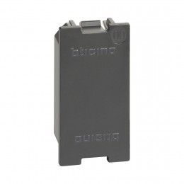 Заглушка Bticino K4950 Living Now 1 модуль черный