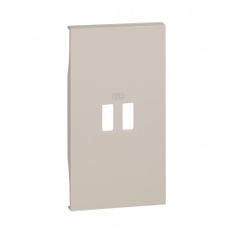 Лицевая панель Bticino KМ12C Living Now для заряд.уст-в USB 2 модуль песочный
