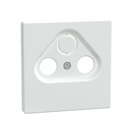 Центральная накладка MERTEN MTN4123-6035 D-Life TV розетки, 2/3 отверстий белый лотос