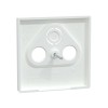 Центральная накладка MERTEN MTN4123-6035 D-Life TV розетки, 2/3 отверстий белый лотос