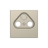 Центральная накладка MERTEN MTN4123-6033 D-Life TV розетки, 2/3 отверстий сахара