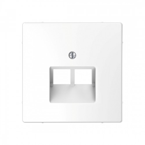 Центральная накладка MERTEN MTN4522-6035 D-Life для розетки 2-ой RJ45 белый лотос