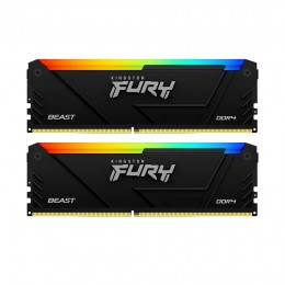 Комплект модулей памяти Kingston FURY Beast RGB KF432C16BB12AK2/32 DDR4 32GB (Kit 2x16GB) 3200MHz