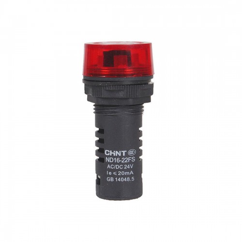 Сигнализатор звуковой CHINT ND16-22FS 22 мм красный LED АС220В