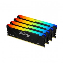 Комплект модулей памяти Kingston FURY Beast RGB KF432C16BB12AK4/64 DDR4 64GB (Kit 4x16GB) 3200MHz