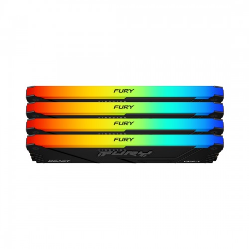 Комплект модулей памяти Kingston FURY Beast RGB KF432C16BB2AK4/128 DDR4 128GB (Kit 4x32GB) 3200MHz