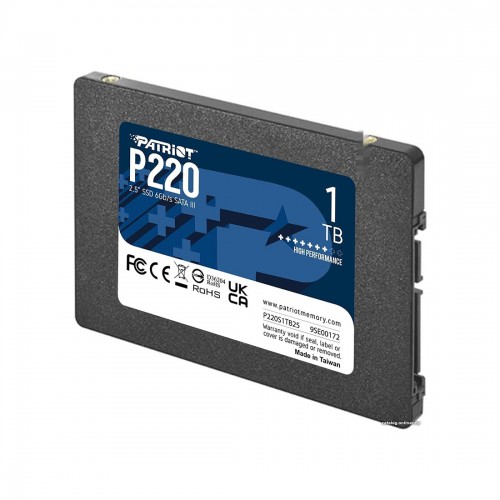 Твердотельный накопитель SSD Patriot P220 1TB SATA III