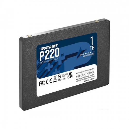 Твердотельный накопитель SSD Patriot P220 1TB SATA III