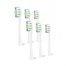 Сменные зубные щетки Oclean Plaque Control Brush Head (6-pk) White