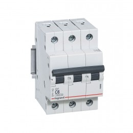 Автоматический выключатель Legrand 419705 3П C 6А RX3 4,5kA