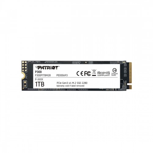 Твердотельный накопитель SSD Patriot P300 1TB M.2 NVMe PCIe 3.0x4