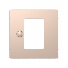 Центральная накладка MERTEN MTN5775-6051 D-Life для сенсорного термостата шампань