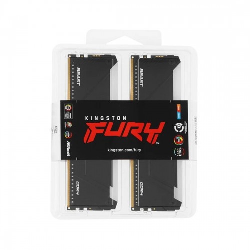Комплект модулей памяти Kingston FURY Beast RGB KF436C17BB2AK2/16 DDR4 16GB