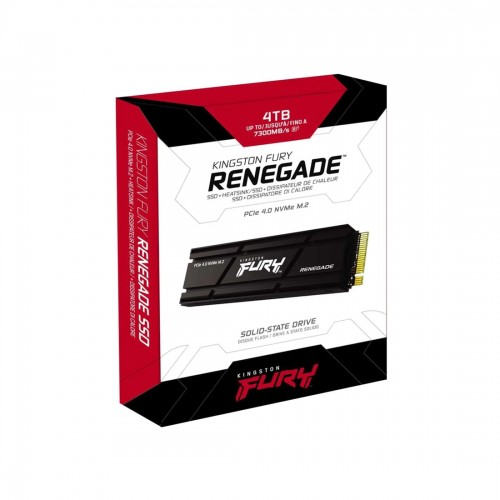 Твердотельный накопитель SSD Kingston FURY Renegade SFYRDK/4000G M.2 NVMe PCIe 4.0 HeatSink