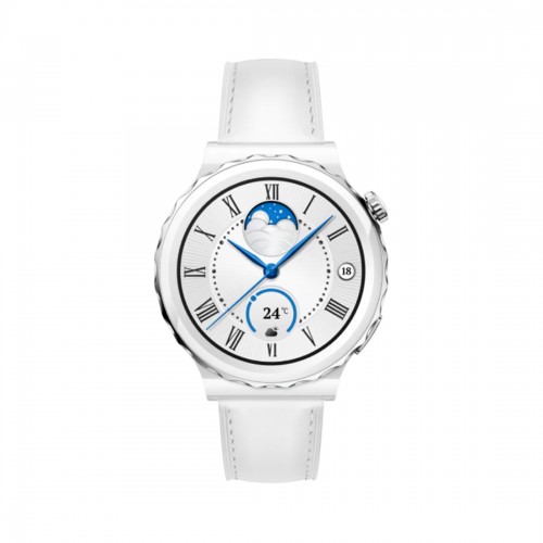 Смарт часы Huawei Watch GT 3 Pro FRG-B19 42mm White Leather Strap