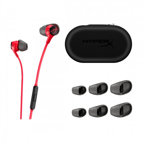 Наушники с микрофоном HyperX Cloud Earbuds II Red 705L8AA