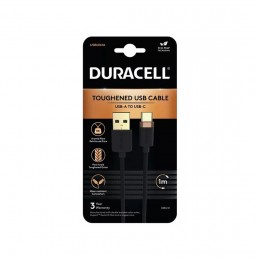 Интерфейсный кабель Duracell USB6061A USB-A to USB-C Черный