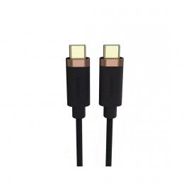 Интерфейсный кабель Duracell USB7030A USB-C to USB-C Черный