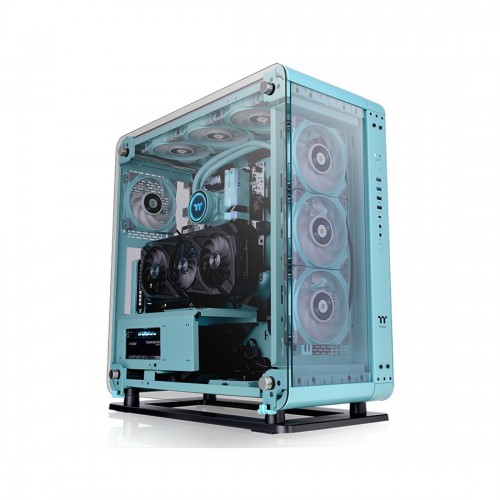 Компьютерный корпус Thermaltake Core P6 TG Turquoise без Б/П