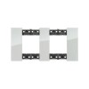 Рамка декоративная Bticino KA4802M2DA Living Now 2 поста 4 модуля Небо