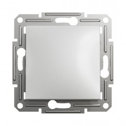 Выключатель 1 клавишный SE EPH0500161 Asfora перекрестный механизм алюминий