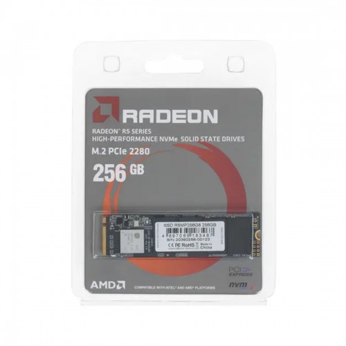 Твердотельный накопитель SSD AMD Radeon R5MP256G8 256GB M.2 NVMe PCIe 3.0x4