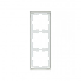 Рамка MERTEN MTN4030-6535 D-Life 3 постовая белый лотос