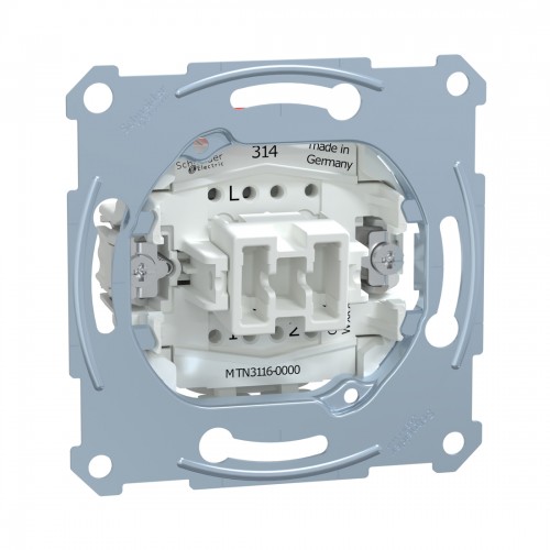 Переключатель мех-м MERTEN MTN3116-0000 D-Life 1 клавишный
