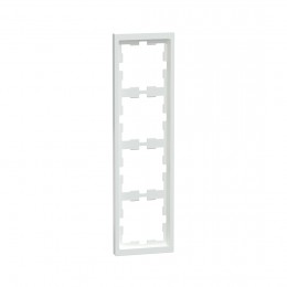 Рамка MERTEN MTN4040-6535 D-Life 4 постовая белый лотос