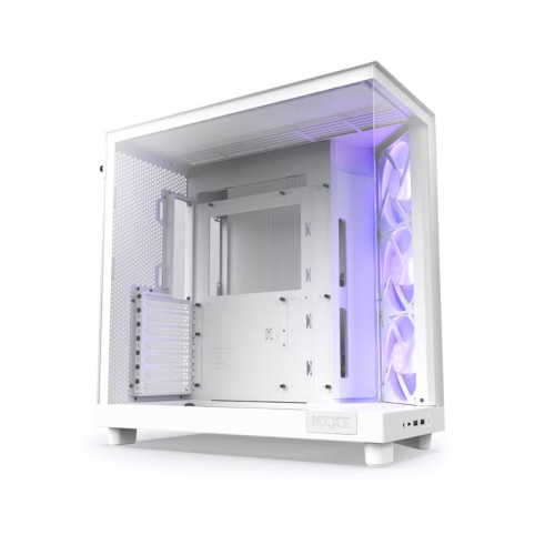 Компьютерный корпус NZXT H6 Flow RGB CC-H61FW-R1 White без Б/П