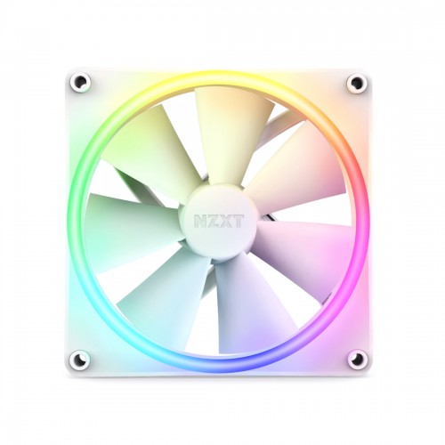 Кулер для компьютерного корпуса NZXT F140 RGB DUO RF-D14SF-W1 White