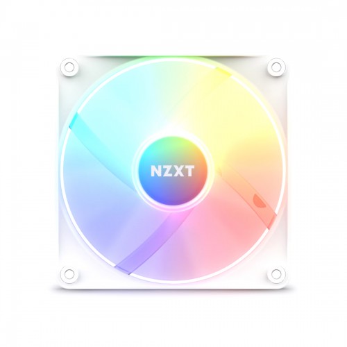 Кулер для компьютерного корпуса NZXT F120 RGB Core RF-C12SF-W1 White