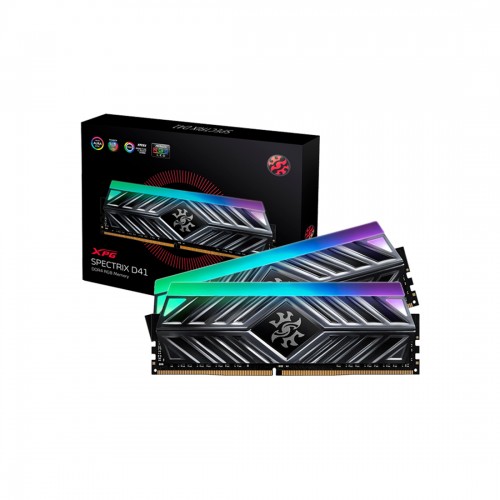 Комплект модулей памяти ADATA XPG SPECTRIX D41 RGB AX4U36008G18I-DT41 DDR4 16GB (Kit 2x8GB) 3600MHz