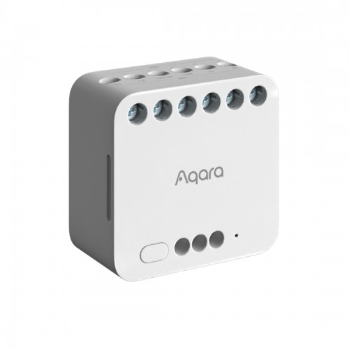 Реле двухканальное с сухим контактом Aqara Dual Relay Module T2
