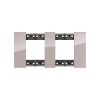 Рамка декоративная Bticino KA4802M2DM Living Now 2 поста (2+2 модуля) Аура