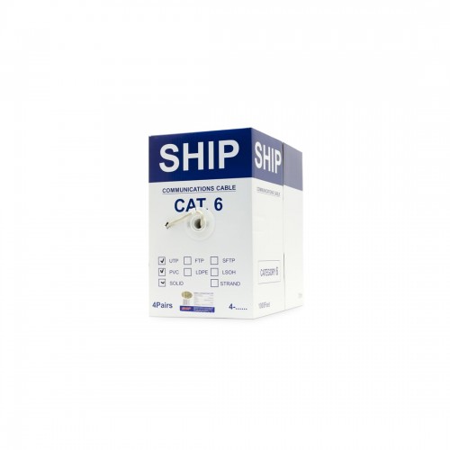 Кабель сетевой SHIP D165-VS Cat.6 UTP 30В PVC