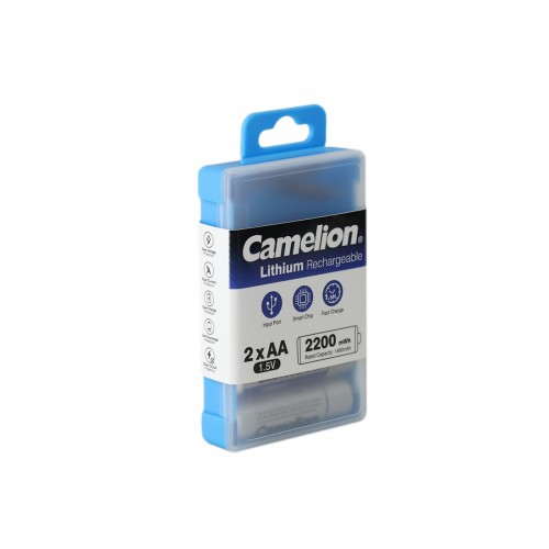 Аккумулятор CAMELION Lithium UB-AA2200-PBH2 2шт (перезаряжаемые от USB)