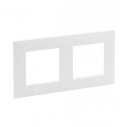 Рамка 2-постовая Niloe Step Белый