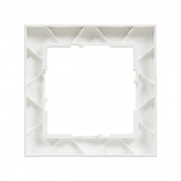 Рамка декор. универсальная 1-постовая Suno Белый