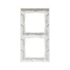 Рамка декор. универсальная 2-постовая Suno Белый