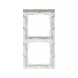 Рамка декор. универсальная 2-постовая Suno Белый
