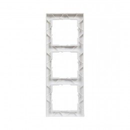 Рамка декор. универсальная 3-постовая Suno Белый