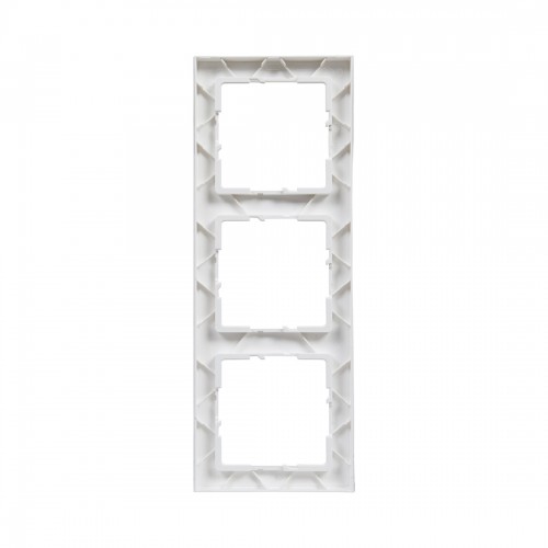 Рамка декор. универсальная 3-постовая Suno Белый