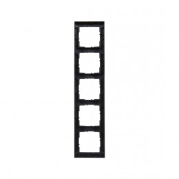 Рамка декор. универсальная 5-постовая Suno Антрацит