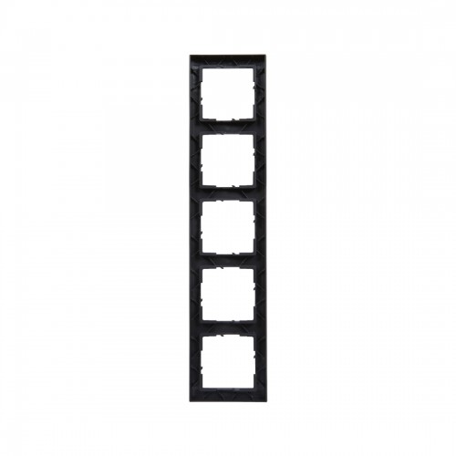 Рамка декор. универсальная 5-постовая Suno Антрацит