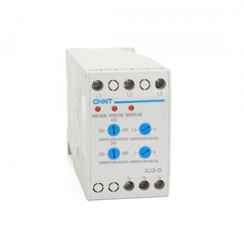 Реле контроля фаз CHINT XJ3-D AC 380V