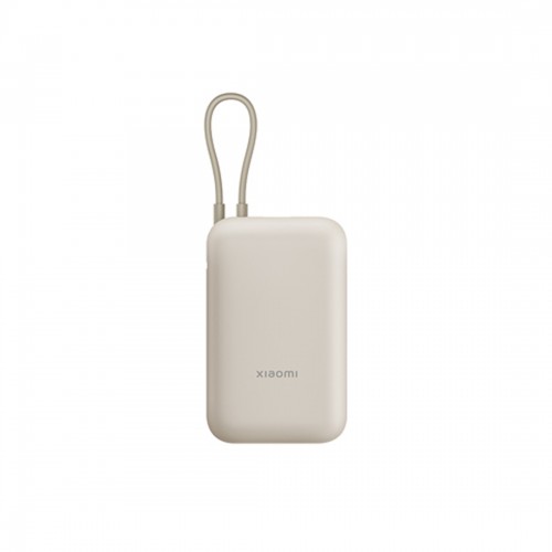 Портативный внешний аккумулятор Xiaomi Power Bank 10000mAh (Integrated Cable) Tan GL