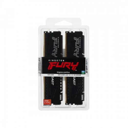 Комплект модулей памяти Kingston FURY Beast Black EXPO KF552C36BBEK2-16 DDR5 16GB (Kit 2x8GB) 5200MH