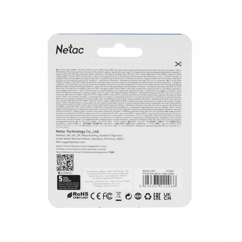 USB-накопитель Netac NT03U351N-128G-30BK 128GB